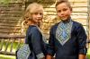 Дитячий комплект одягу з вишивкою - вишиванка для хлопчика та сукня для дівчинки Модель: ДМ18/1-295 и ДП18-295 фото 2