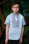 Дитяча вишита сорочка з коротким рукавом Модель: ДМ07к-271 фото 5
