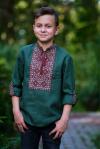 Дитяча вишиванка для хлопчика з натурального льону Модель: ДМ07/1-236 фото 6