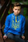 Вишиванка дитяча для хлопчика з гербом України Модель: ДМ22/1-293 фото 1