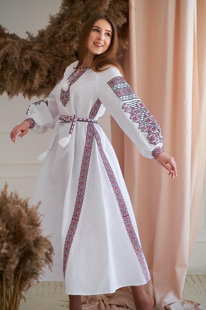 Жіноча сукня з натурального льону "Старовинна" 