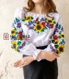 Жіноча вишиванка на сорочковій тканині "Квітковий мікс" фото 1