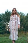 Жіноча довга сукня з натурального льону   "Казкова мить" фото 1