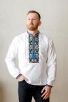 Чоловіча вишита сорочка "Спадок" з домотканого полотна