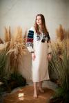 Неймовірна жіноча лляна сукня "Борщівський колорит"  фото 2