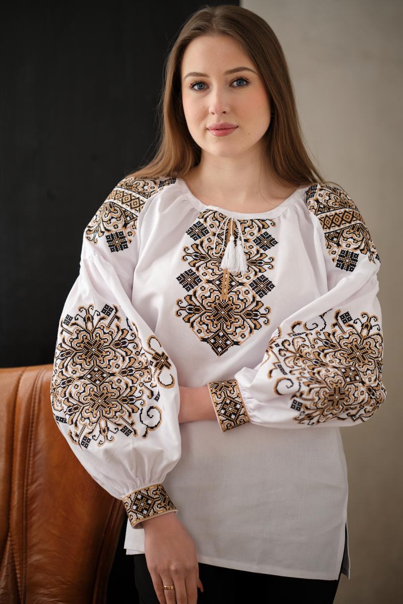 Парний комплект вишиванок з натуральної тканини "Родина"  фото 5