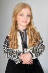 Стильна лляна вишиванка для дівчаток "Ексклюзив" від ТМ КАЛИНА фото 3