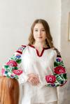 Стильна жіноча вишиванка з італійського льону  фото 4