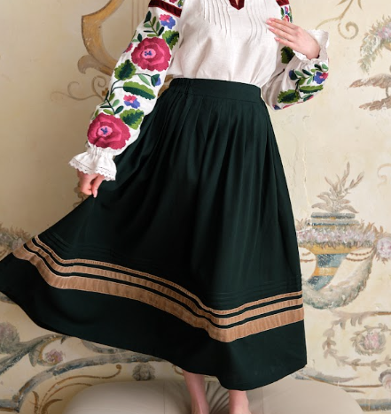 Стильна жіноча вишиванка з італійського льону  "Омріяна" (рожева) від ТМ КАЛИНА фото 9