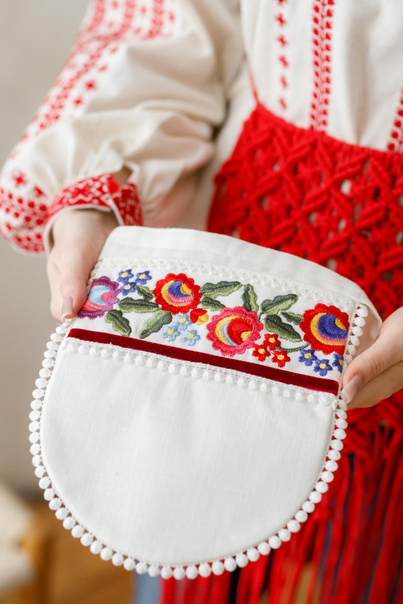 Ладунка (сумка-кишенька)  "Петриківська розкіш" фото 1