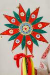 Якрава Різдвяна зірка (велика) ручної роботи від ТМ КАЛИНА фото 3