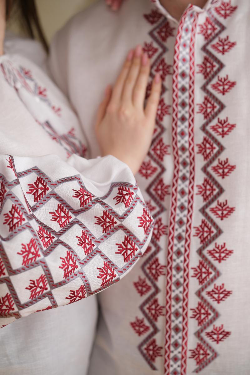 Парний комплект лляних вишиванок "Щаслива доля" від ТМ КАЛИНА фото 1