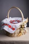 Великодній рушник на кошичок "Віночок" фото 1