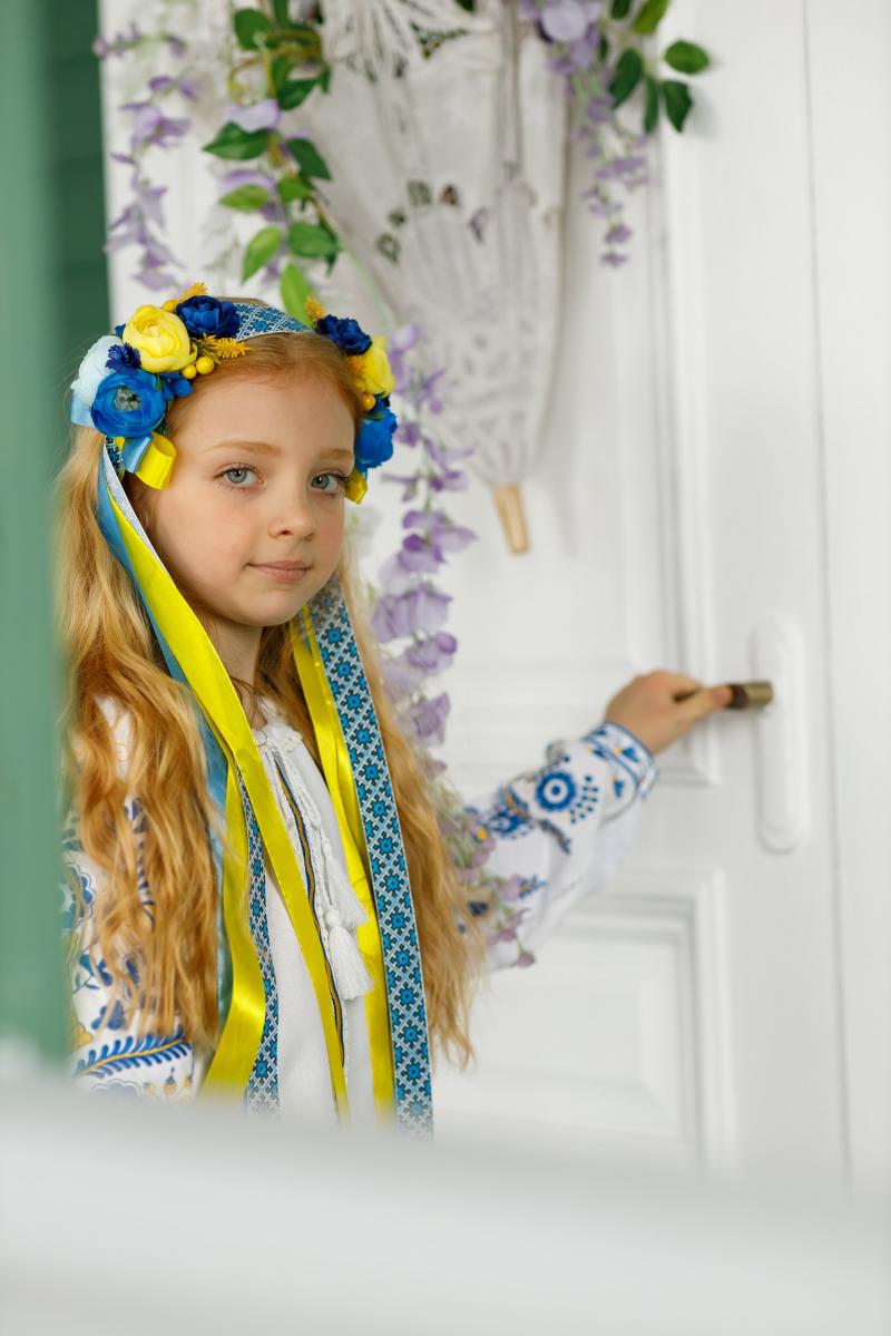 Патріотичний віночок зі стрічками фото 4