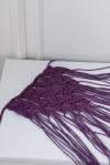Дитяча хустина макраме - фіолетового кольору  (ручна робота) фото 3
