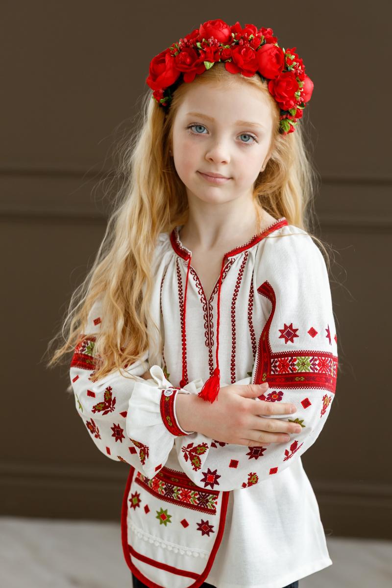 Дитяча ладунка (сумка-кишенька) лляна "Зірочка" фото 1