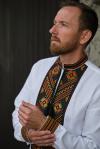 Чоловіча лляна вишиванка "Колорит" від ТМ КАЛИНА фото 1